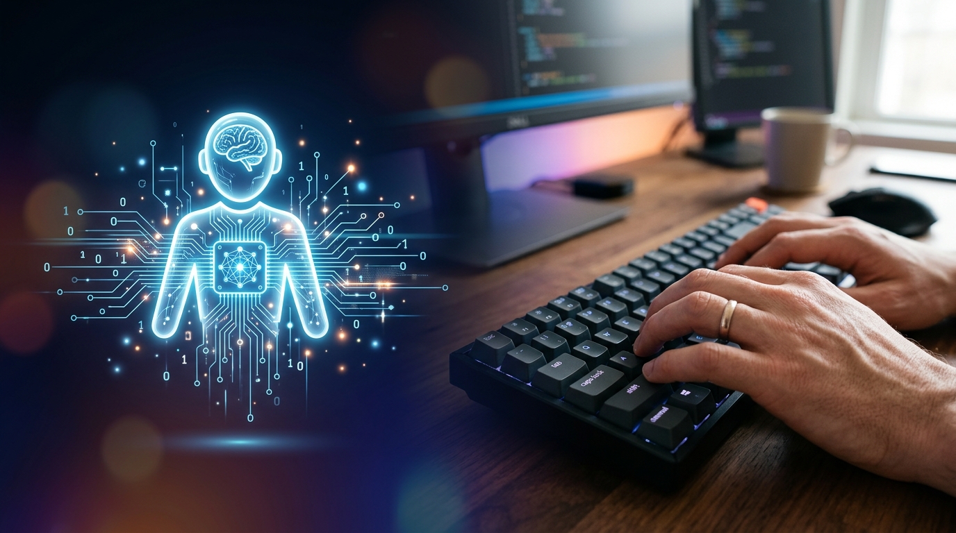 Confronto tra intelligenza artificiale e assistente virtuale umano nel lavoro digitale